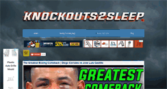 Desktop Screenshot of knockouts2sleep.com