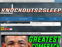 Tablet Screenshot of knockouts2sleep.com